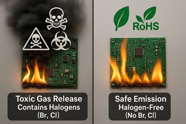 Toxic vs Safe PCB Emissions