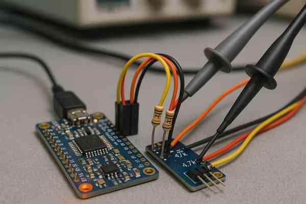 i2c microcontroller lab bench