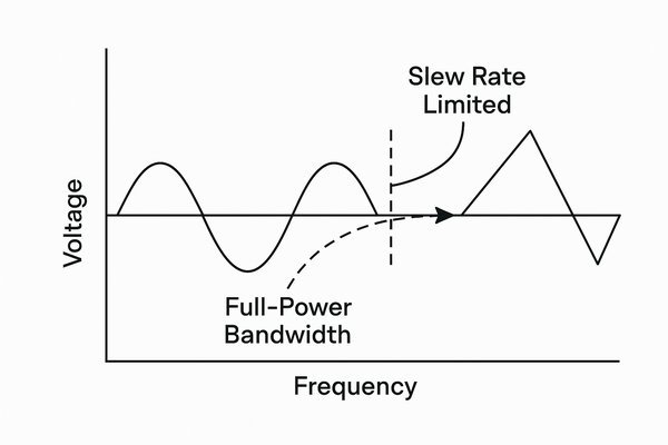 Amplifier Slew Rate Limiting Transition