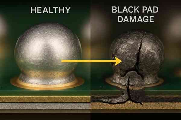 BGA Solder Joint Health Comparison