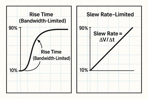 Bandwidth-Limited vs Slew Rate-Limited Signal Rise
