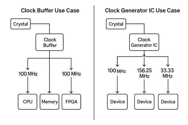 Clock Buffer vs Generator Use Case
