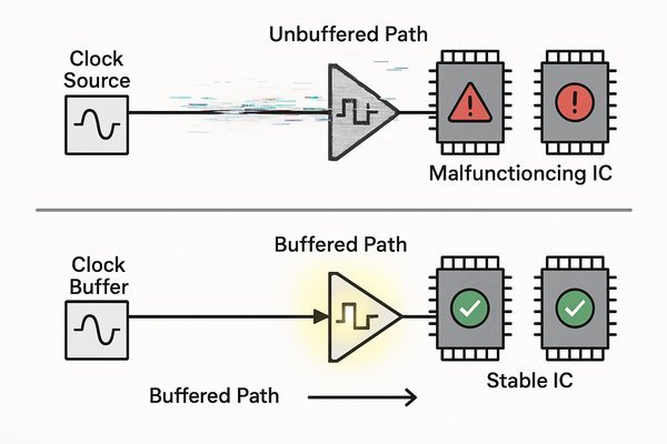 Clock Signal Buffer Comparison