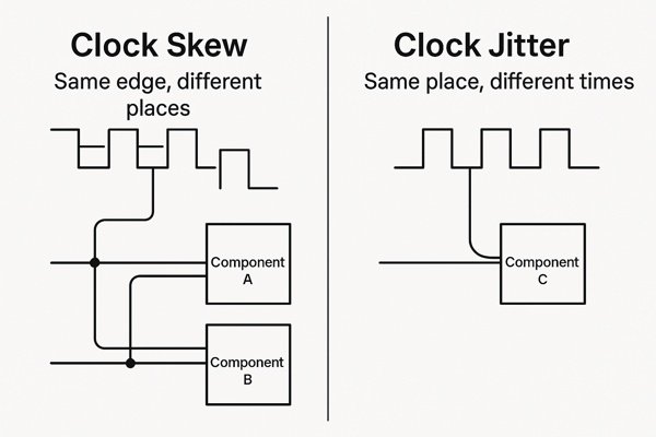 Clock Skew vs Clock Jitter