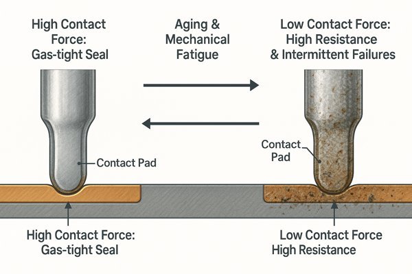 Connector Contact Force and Reliability