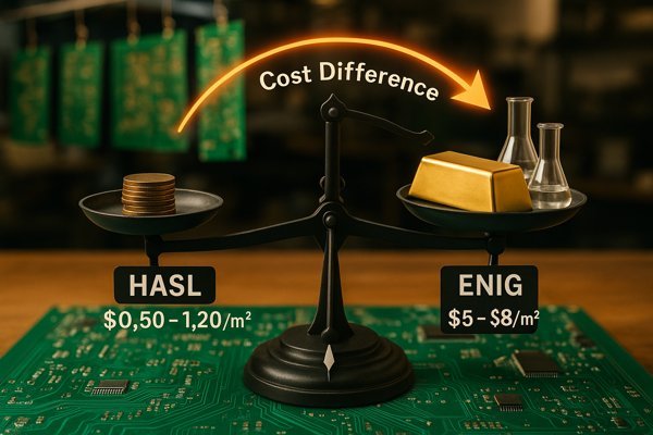 Cost Comparison HASL vs ENIG