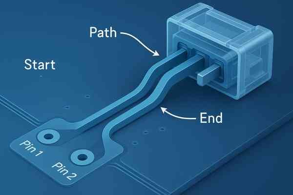 Differential Pair Routing to Connector
