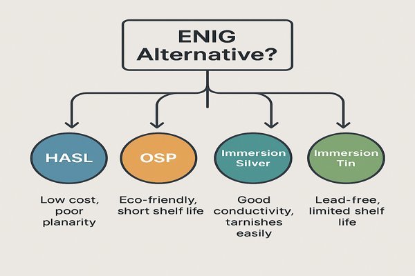 ENIG Surface Finish Alternatives Diagram