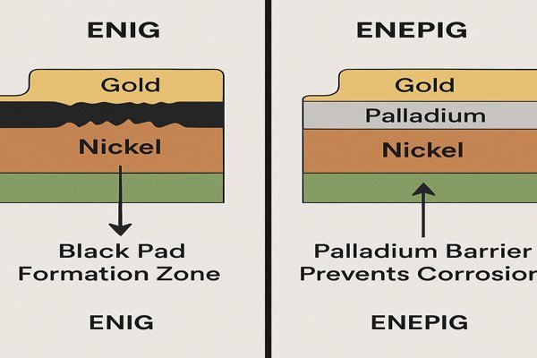 ENIG vs ENEPIG PCB Corrosion