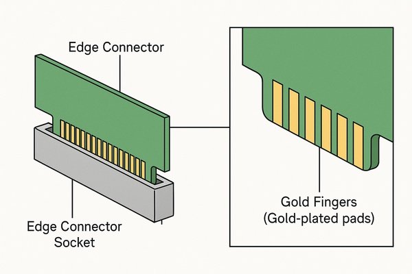 Edge Connector and Gold Fingers
