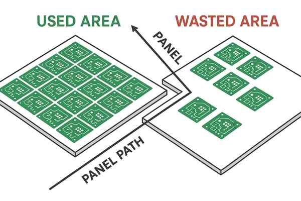 Efficient vs Inefficient PCB Panel Layout