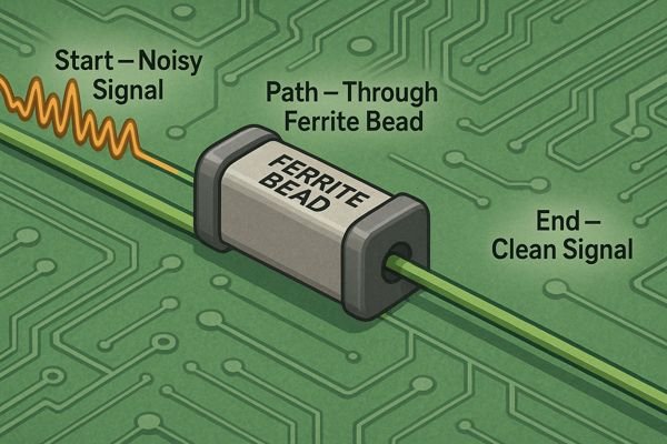 Ferrite Bead Signal Filtering