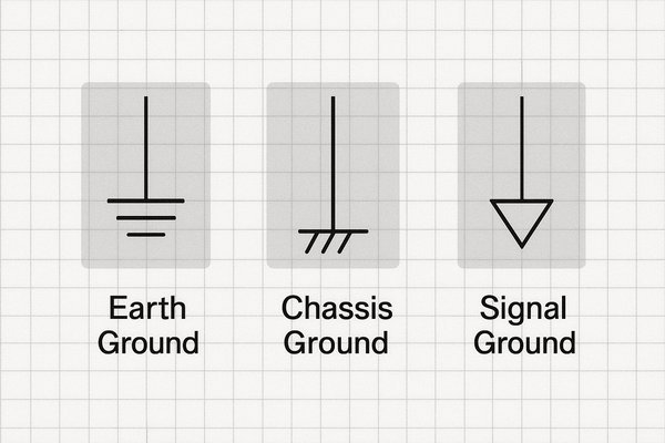 Ground Symbol Types Schematic