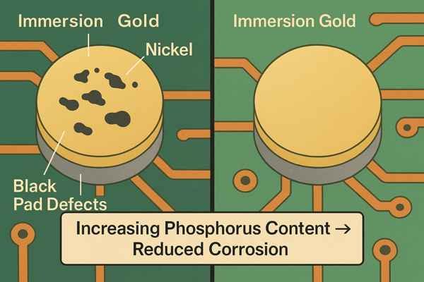 Higher Phosphorus Reduces ENIG Corrosion
