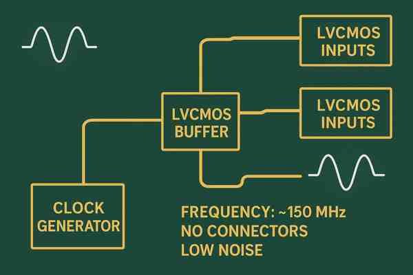 LVCMOS Clock Buffer Schematic