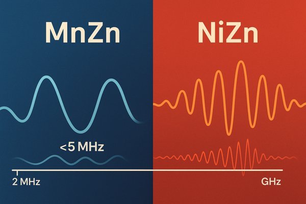 MnZn to NiZn Frequency Spectrum