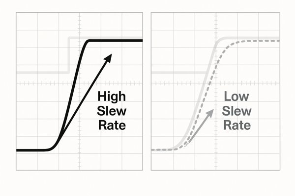 Oscilloscope Slew Rate Comparison
