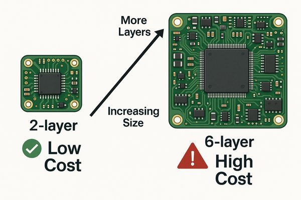 PCB Cost vs Layers and Size