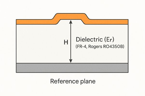 PCB Layer Stackup Cross Section
