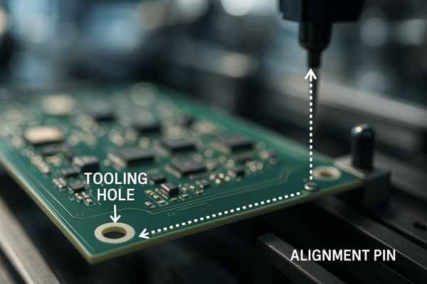 PCB Tooling Hole Robotic Alignment