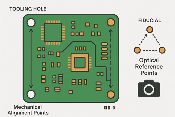 PCB Tooling Holes and Fiducial Marks