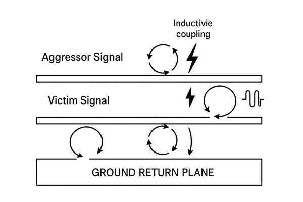 PCB Trace Coupling Inductive Capacitive