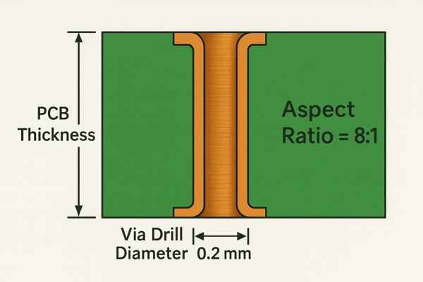 PCB Via Aspect Ratio