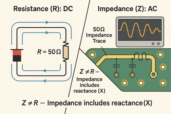 Resistance vs Impedance Comparison