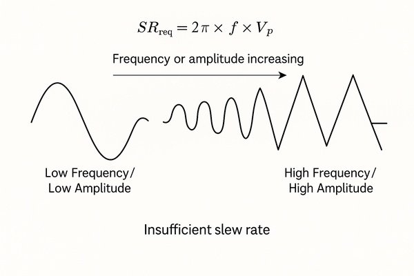 Slew Rate Distortion Illustration