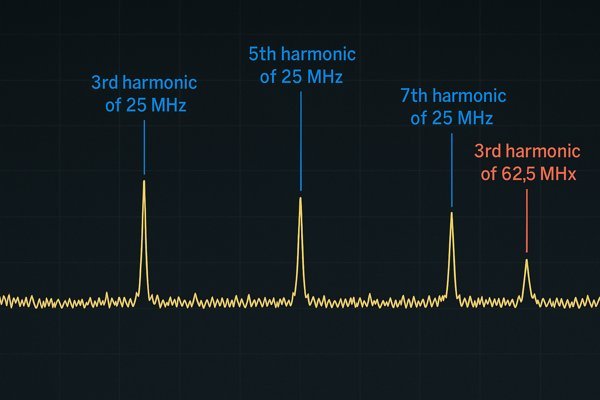 Spectrum Harmonics Annotated Display