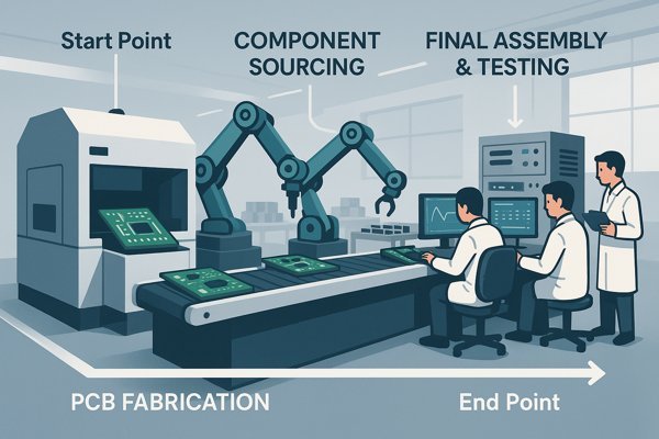 Streamlined Electronics Assembly Line