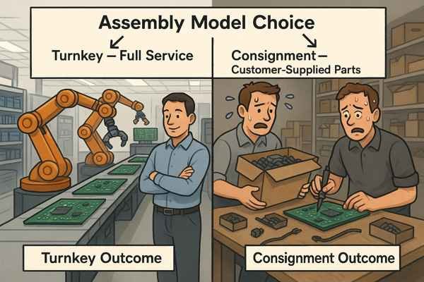 Turnkey vs Consignment PCB Assembly Comparison