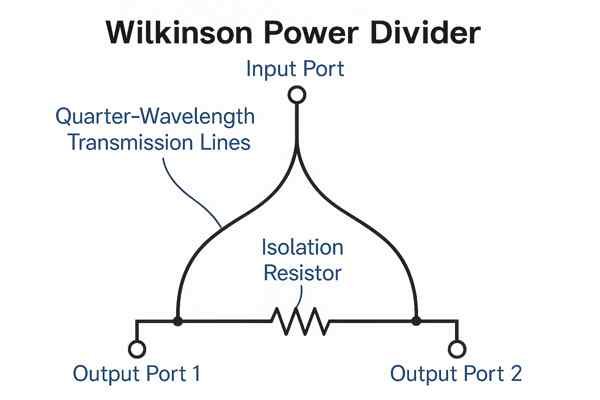 Wilkinson Power Divider Schematic