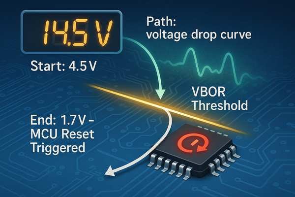 Brown-Out Detection Voltage Reset Diagram