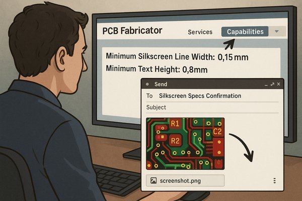 Checking PCB Fabricator Silkscreen Capabilities