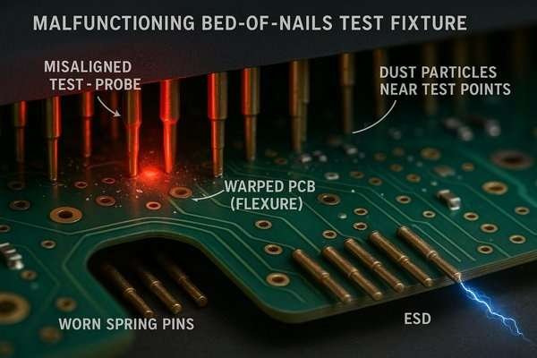 Common Failures in Bed of Nails Testing