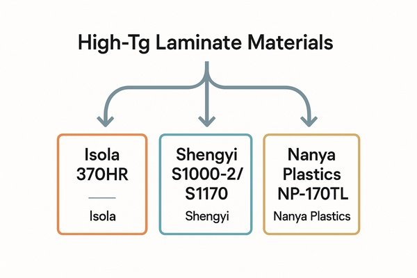 Common High Tg Laminate Materials