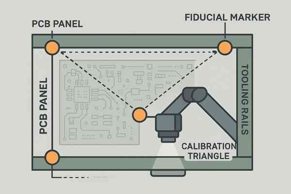 Fiducial Marker Placement on PCB Panel