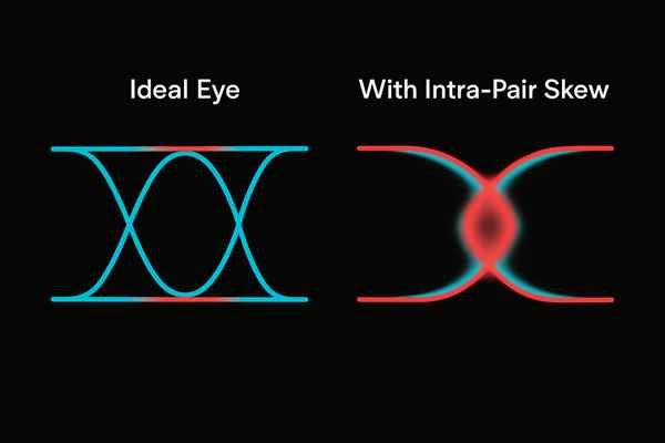 Impact of Intra-Pair Skew on Eye Diagram