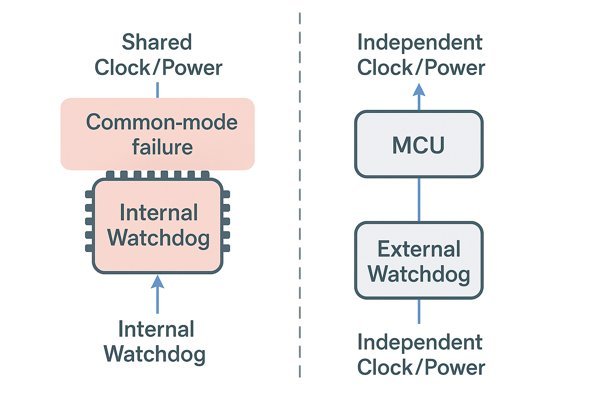 Internal vs External Watchdog Comparison