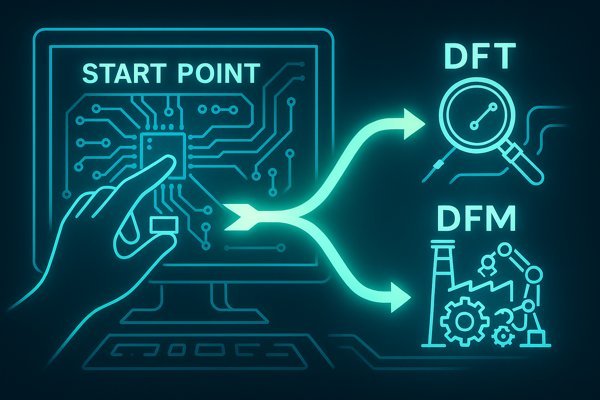 PCB Design Flow DFM DFT