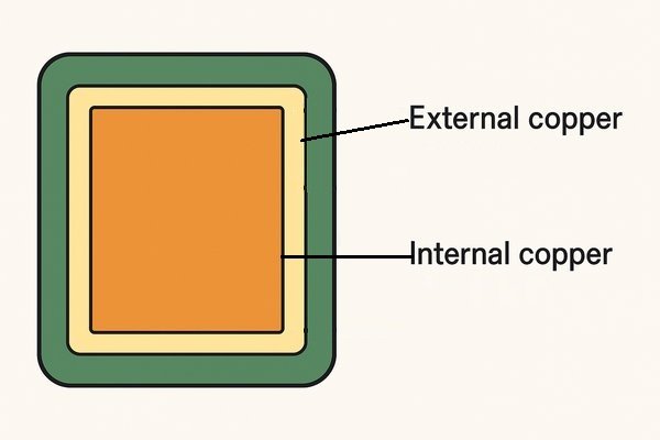 PCB External and Internal Copper
