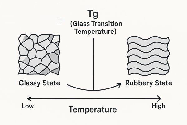 PCB Glass Transition Temperature Diagram