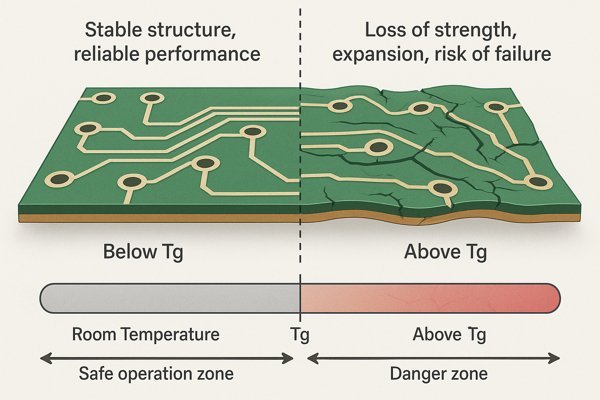 PCB Reliability Below and Above Tg