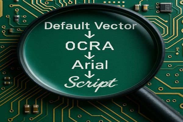 PCB Silkscreen Font Recommendations