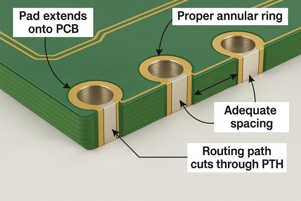 PCB Castellated Holes Design Considerations