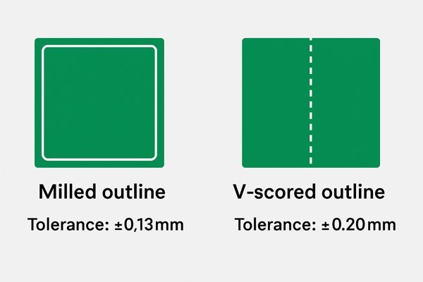 PCB Outline Tolerance Comparison