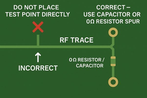 RF Test Point Placement Guidelines