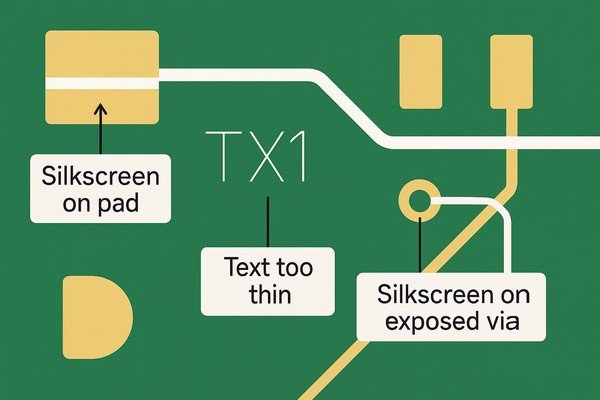 Silkscreen_DFM_Check_PCB_Design_Errors