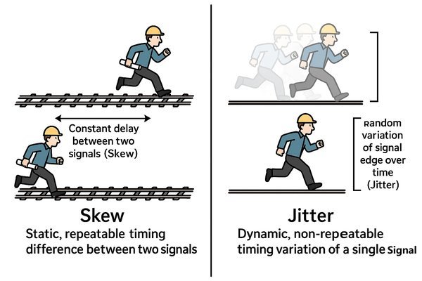 Skew vs Jitter Diagram
